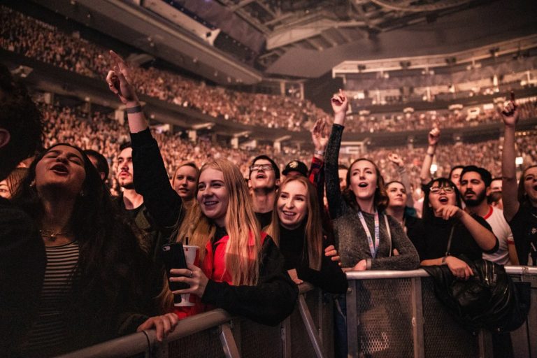 fans in concert