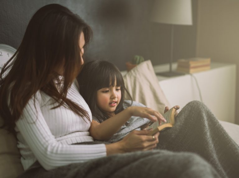 mother and daughter